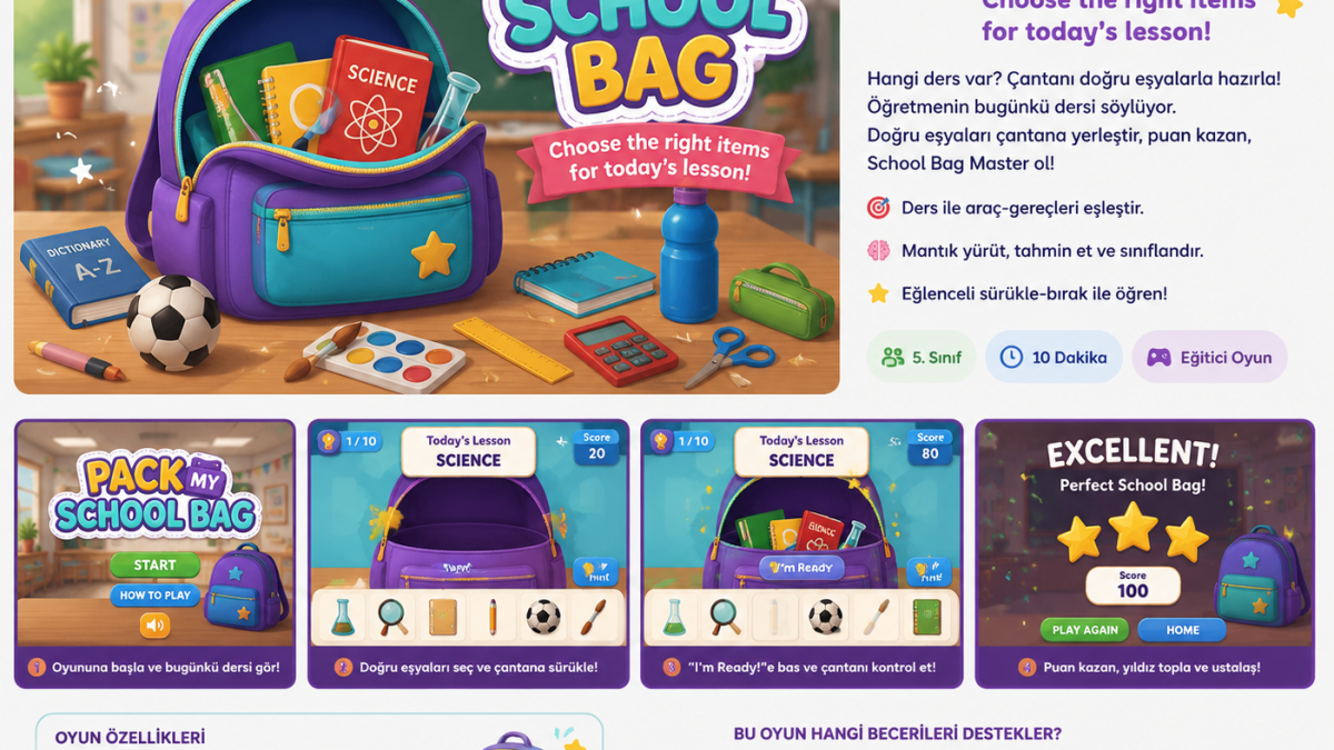 Pack My School Bag