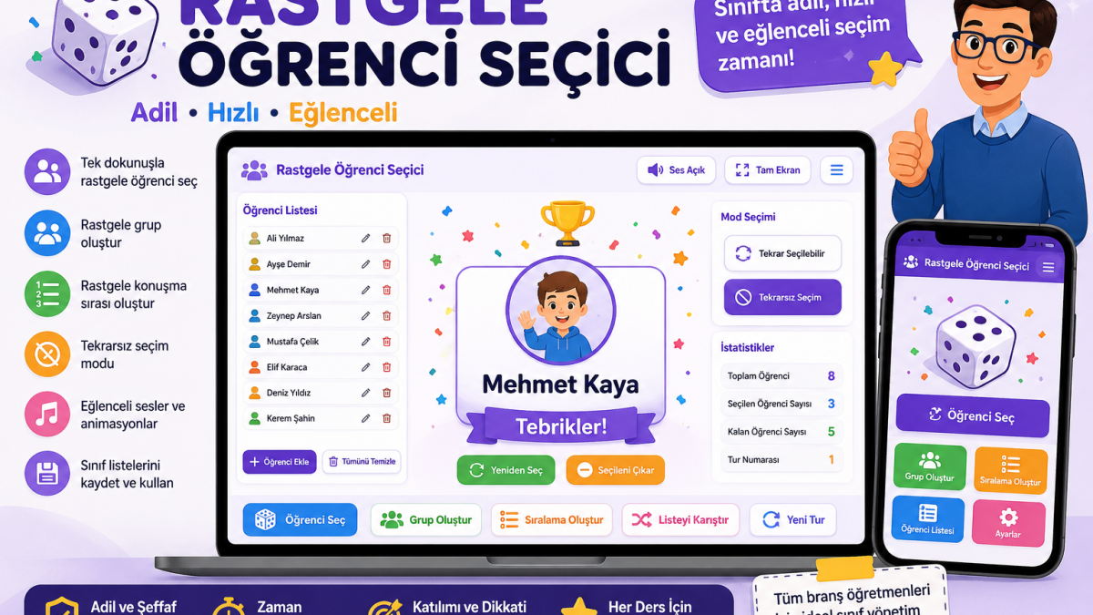 Rastgele Öğrenci Seçici