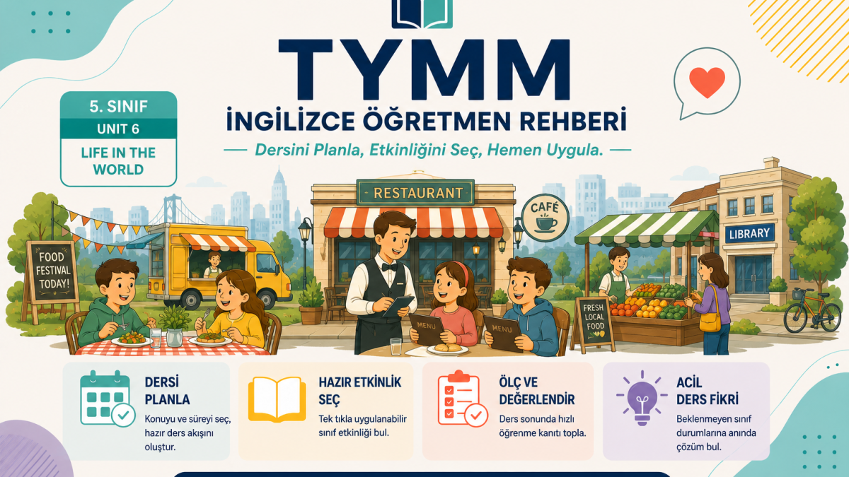 TYMM İngilizce Öğretmen Rehberi 5. Sınıf – Unit 6: Life in the World