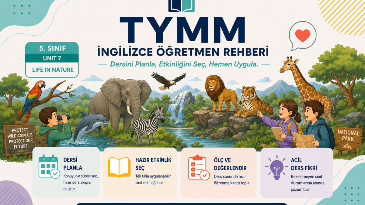 TYMM İngilizce Öğretmen Rehberi 5. Sınıf – Unit 7: Life in Nature