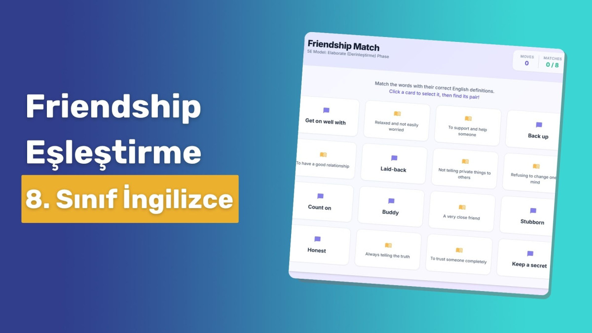 Friendship Eşleştirme Oyunu