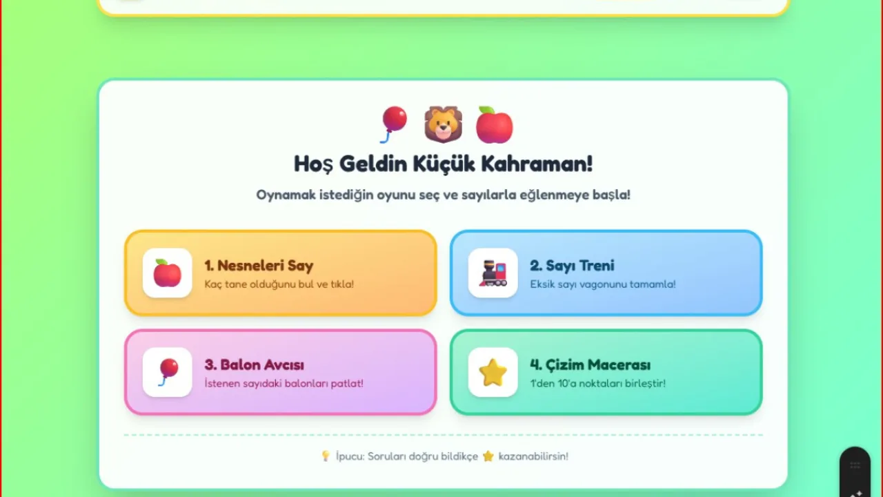 Sayı Adası( 4 Oyun Bir Arada)