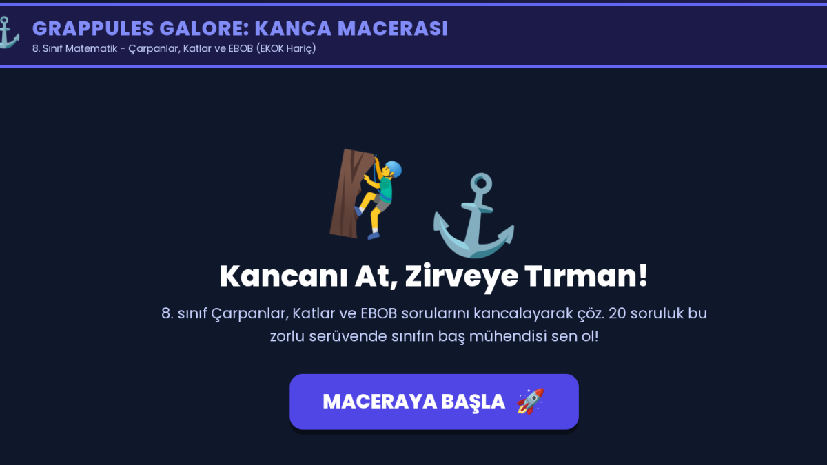 8 sınıf Çarpanlar ve Katlar Temel