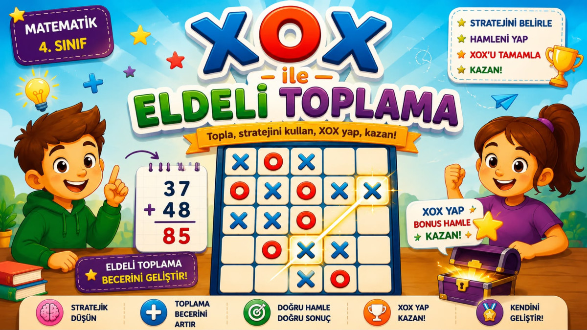XOX İLE ELDELİ TOPLAMA