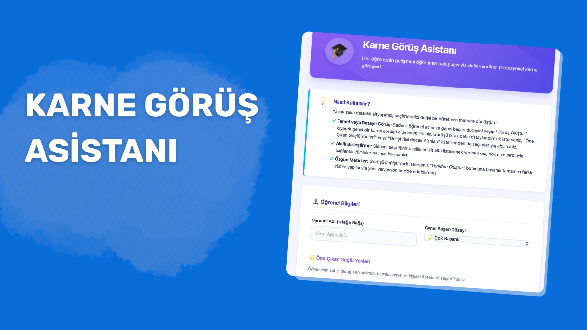 KARNE GÖRÜŞ ASİSTANI