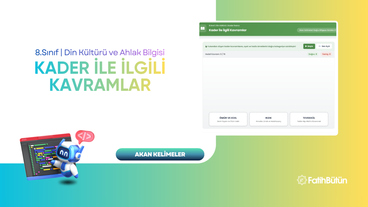 Kader İle İlgili Kavramlar