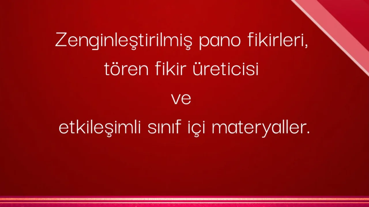 29 Ekim Cumhuriyet Bayramı - Fikir Ve İnteraktif Planlama Aracı