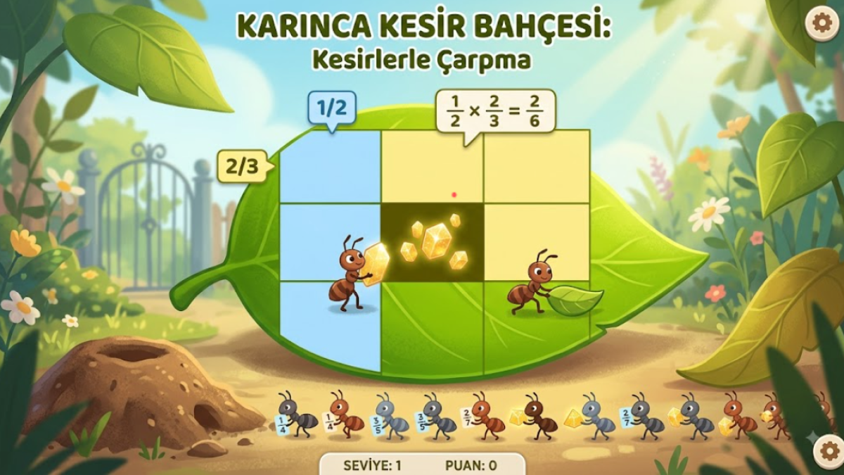 Kesir Bahçesi- Çarpma İşlemi