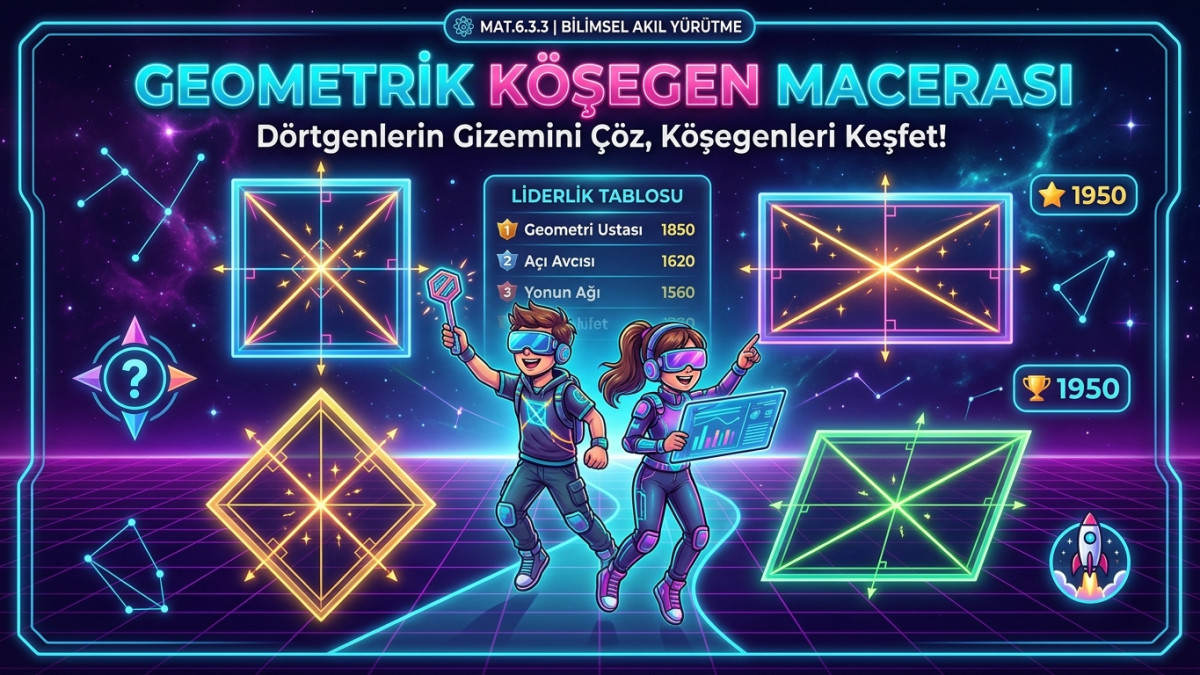 Geometrik Akıl Yürütme: Dörtgenler Ve Köşegen Macerası