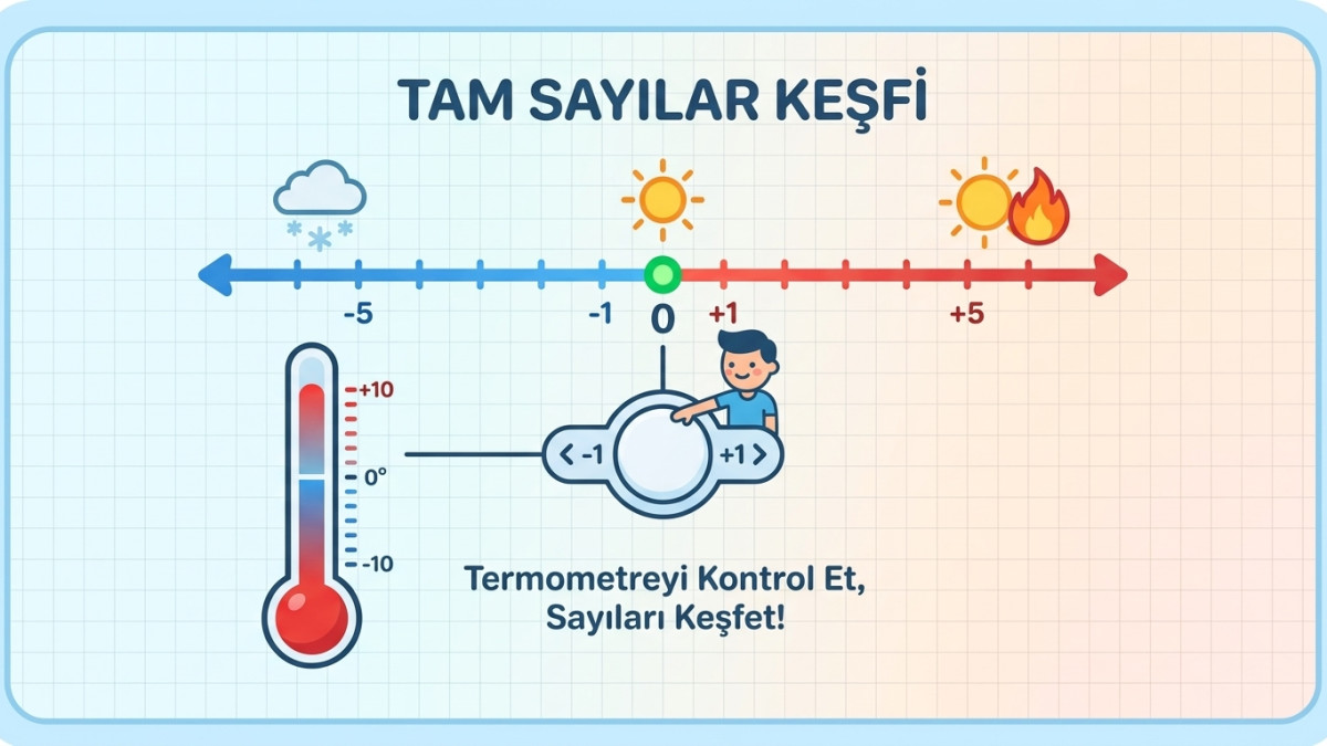 İnteraktif Tam Sayılar Ve Sıcaklık Simülasyonu
