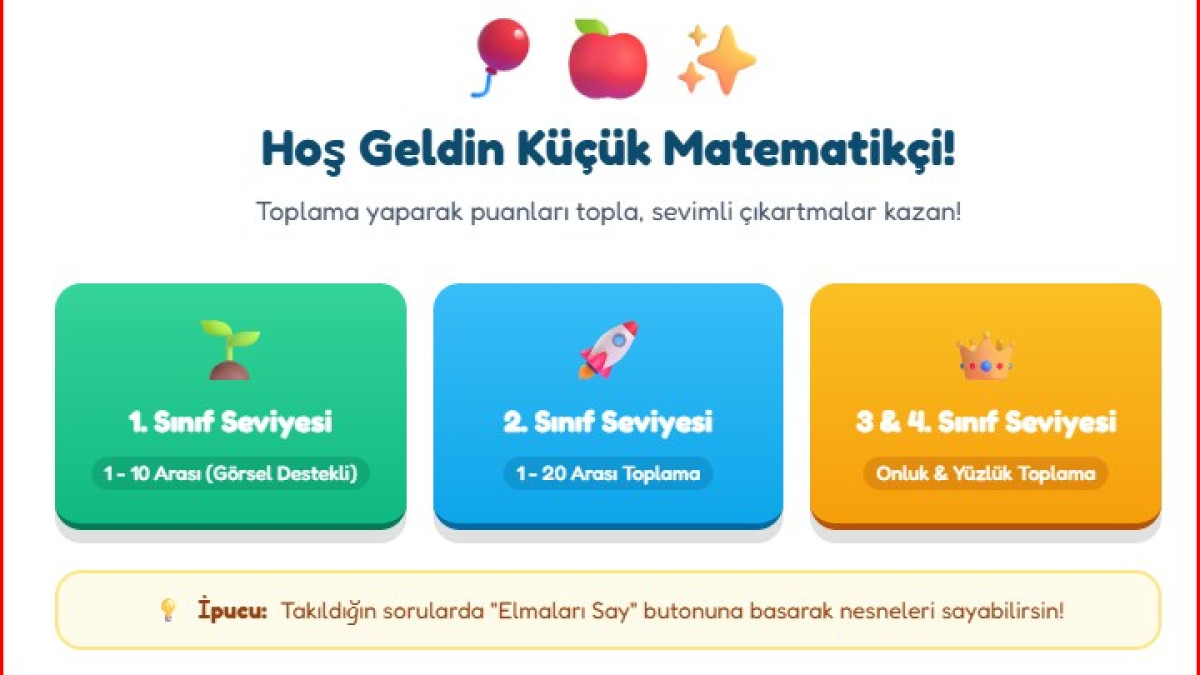 "matematik Krallığı: Sihirli Toplama Macerası"