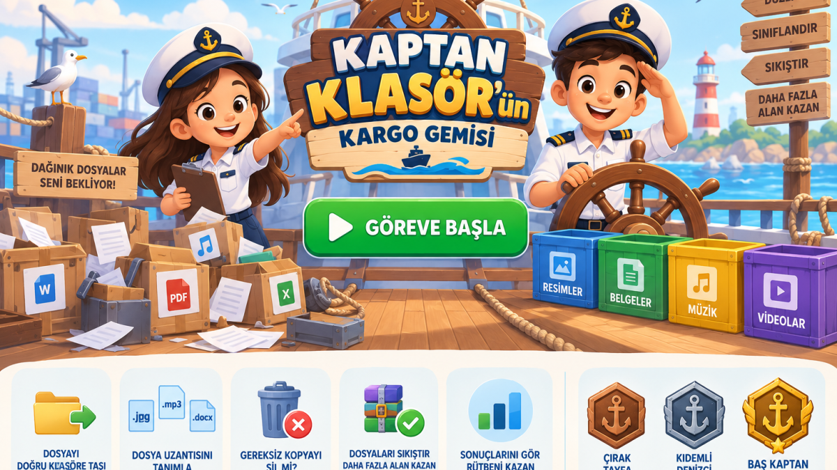 Bty 5.sınıf 6.kazanım-kaptan Klasör'ün Kargo Gemisi