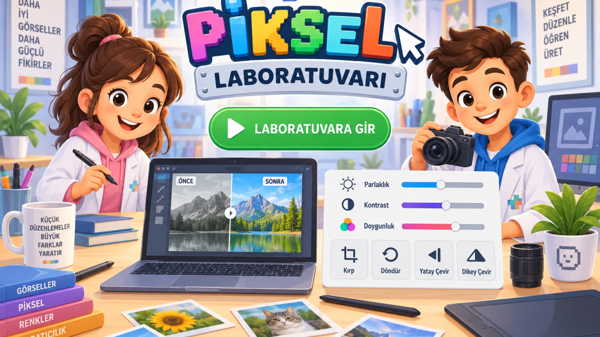 Bty 5.sınıf 7.kazanım-piksel Laboratuvarı: Deneysel Çalışıyoruz!
