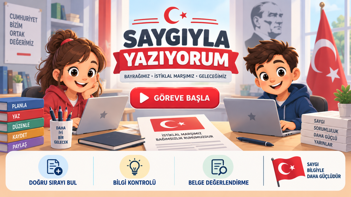 5.sınıf 11.kazanım-saygıyla Yazıyorum
