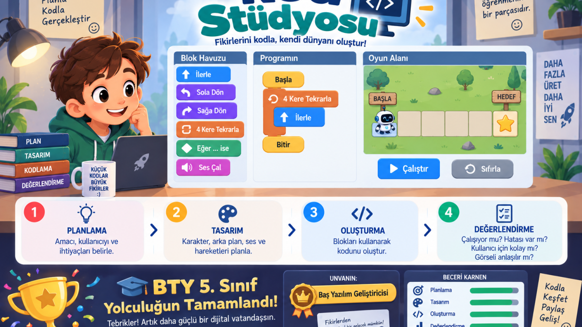 5.sınıf 24.kazanım-kod Stüdyosu
