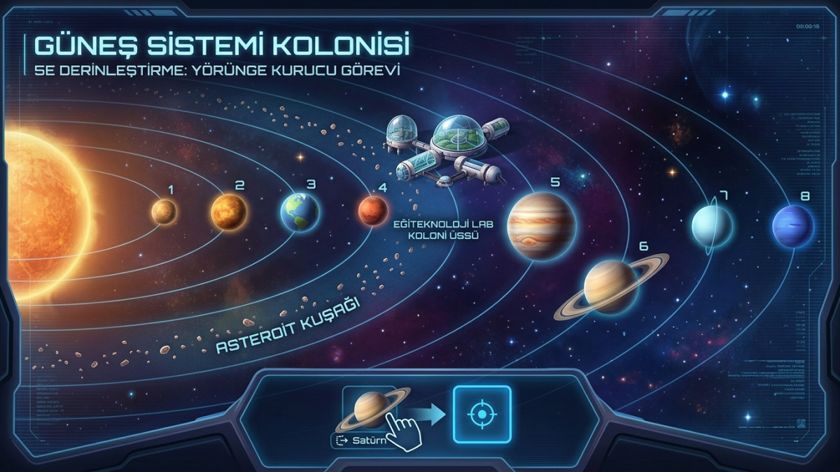 Gezegenler Ve Güneş Sistemi – Büyüklük Ve Güneş'e Uzaklık