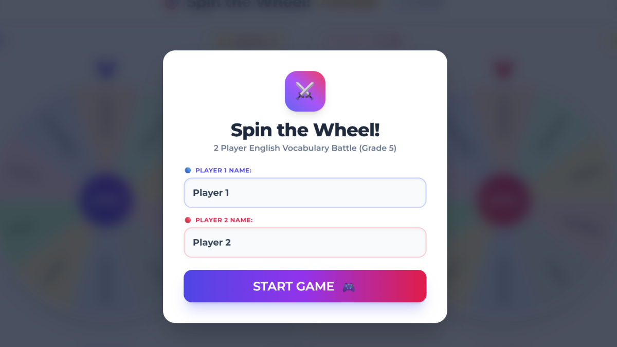 Spın The Wheel Game