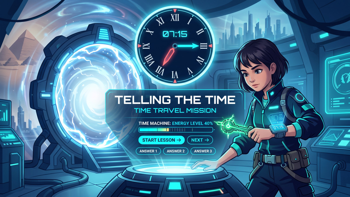 Time Travel Mission: Telling The Time Challenge