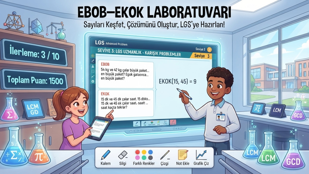 Ebob–ekok Laboratuvarı: Sayıları Keşfet, Çözümünü Oluştur, Lgs’ye Hazırlan!