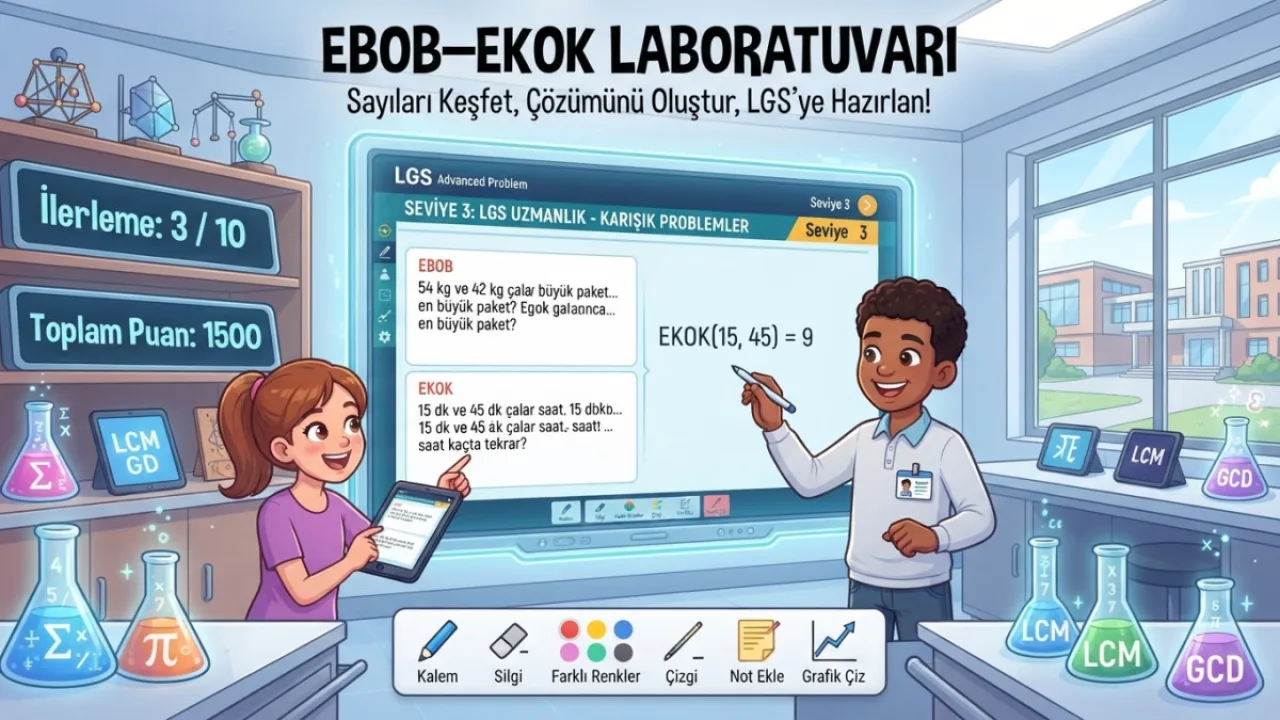 Ebob–ekok Laboratuvarı: Sayıları Keşfet, Çözümünü Oluştur, Lgs’ye Hazırlan!