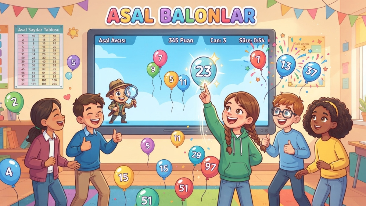 Asal Balonlar: Asal Sayı Avı