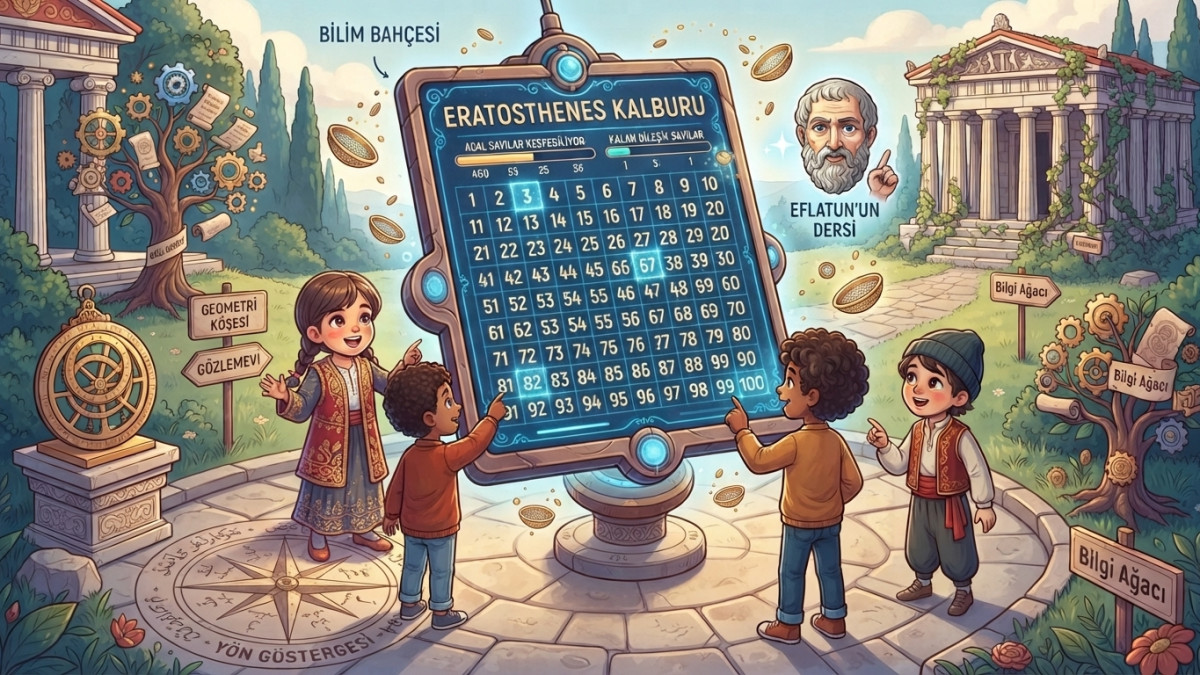 Eratosthenes Kalburu: İnteraktif Asal Sayılar Keşif Oyunu