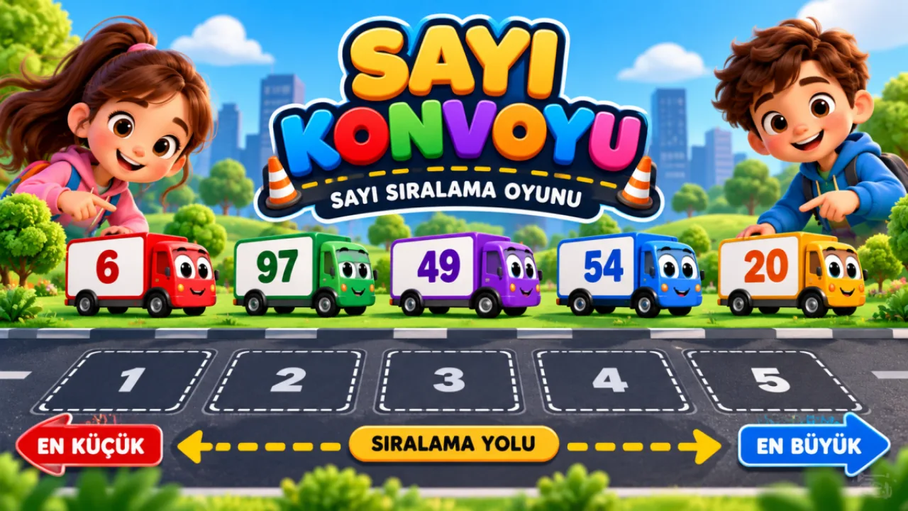 Sayı Konvoyu (doğal Sayıları Sıralama)