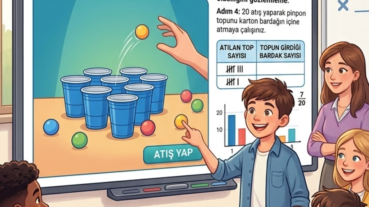 Pinpon Topu İle Olasılık Deneyi