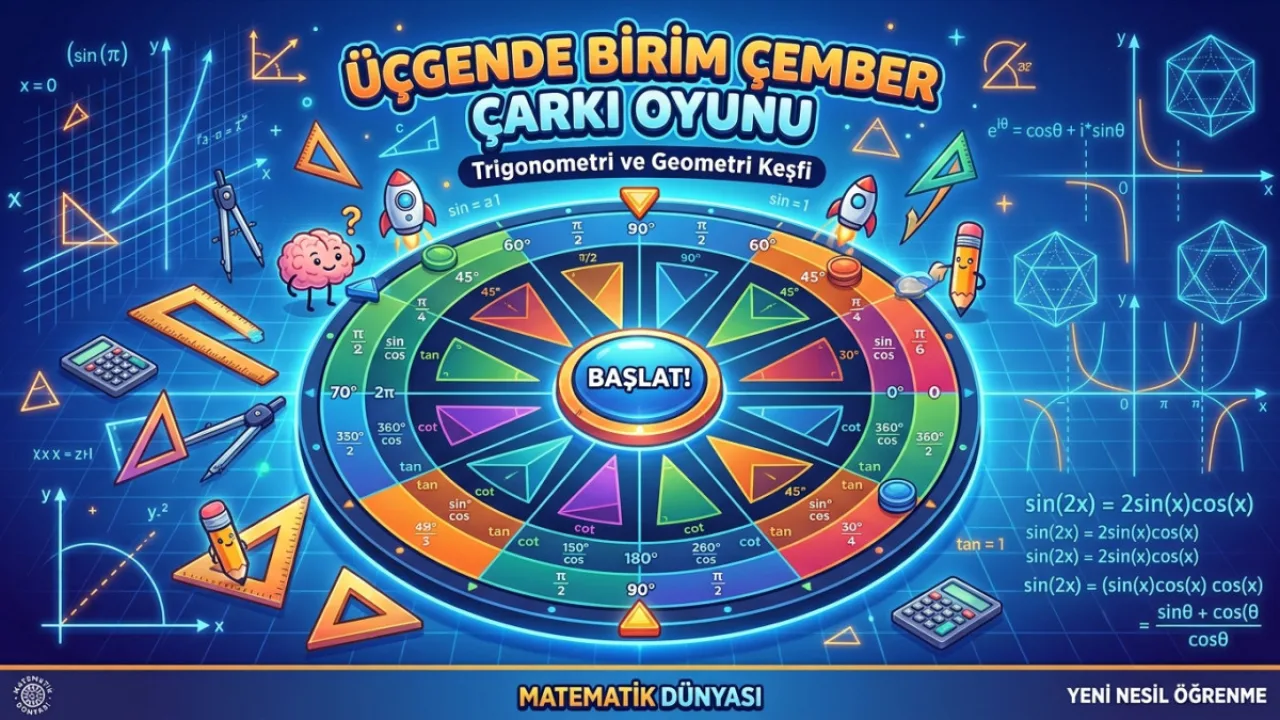 10.sınıf Trigonometri Birim Çember Çarkı