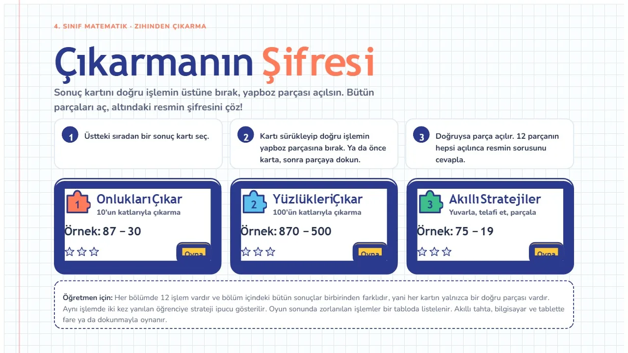 Çıkarmanın Şifresi
