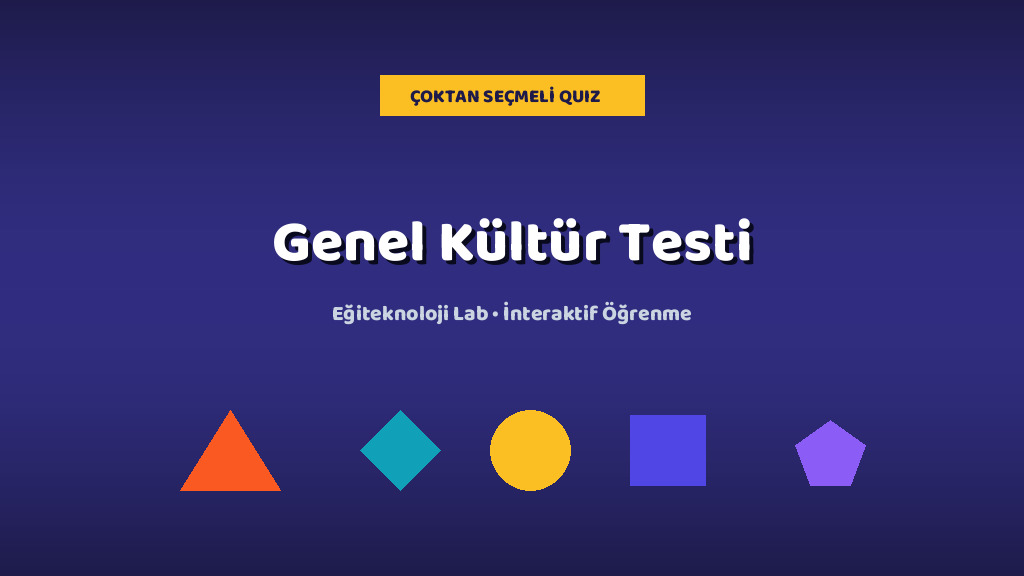 Genel Kültür Testi